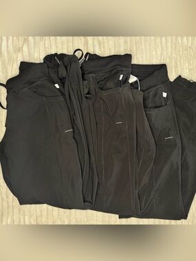 Cherokee Infinity Black Straight Leg Scrub Pants bundle of 3 XS